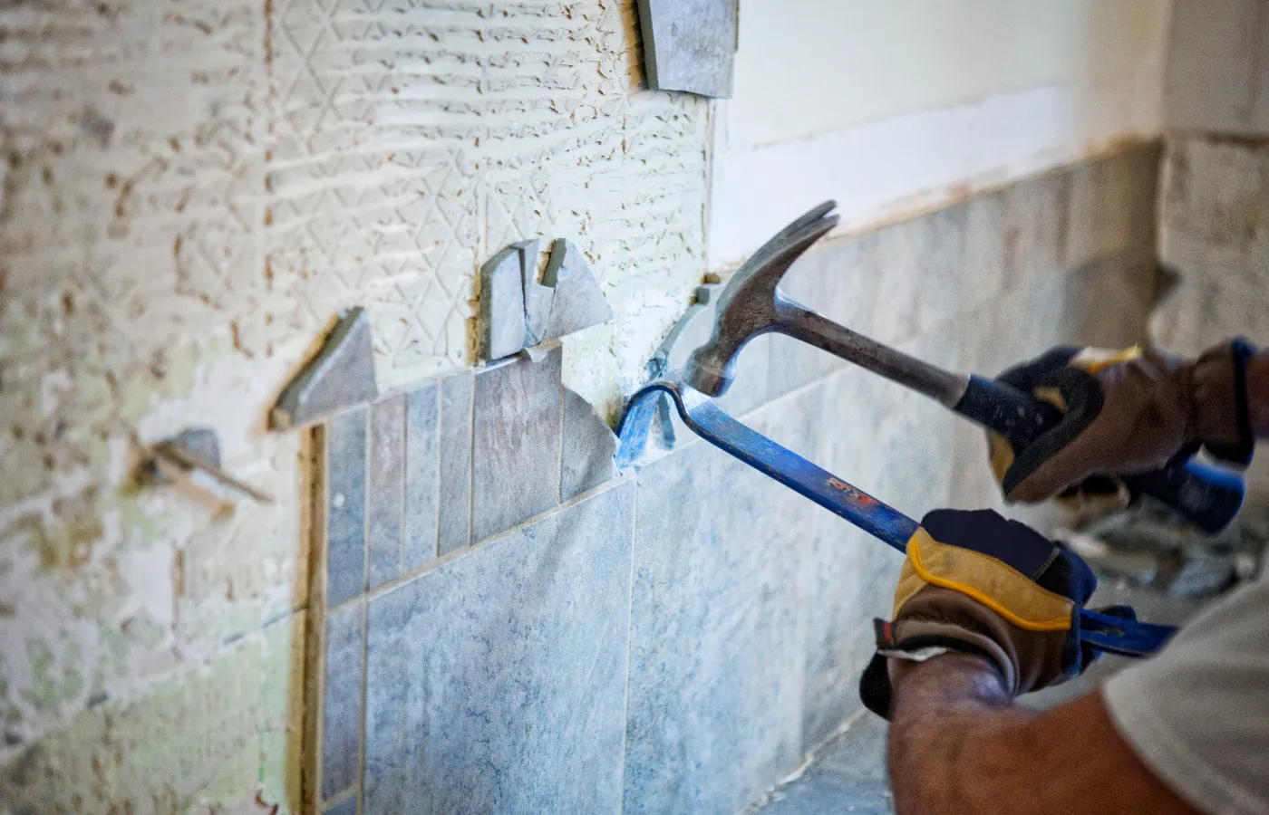 Travaux de rénovation de salle de bains