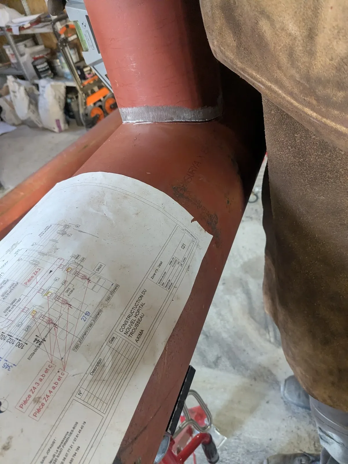 Plan de tuyauterie industrielle étudié par JOFAGIST